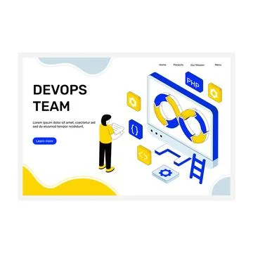 Devops Team Stock-Illustration