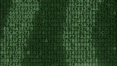 DEVOPS text made with many symbols on computer screen, 3d animation Stock Footage 161356546