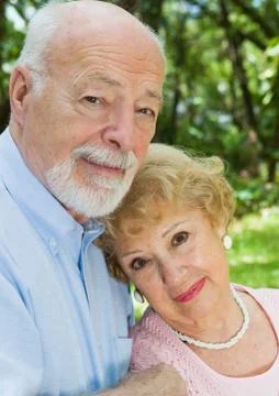 Devoted Senior Couple Stock Photos