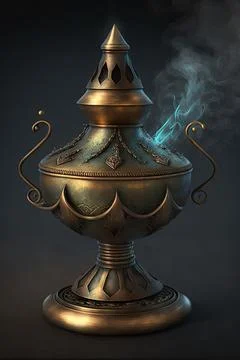 Devotees censer Stock Illustration