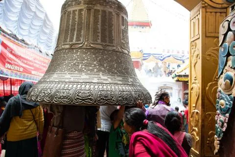 Devotees Offering Prayers Foto stock