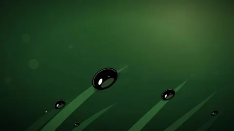 Dew Drops on Green Grass Macro Timelapse Background 库存影片 344255685