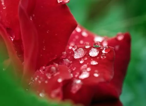 Dew drops Stock Photos