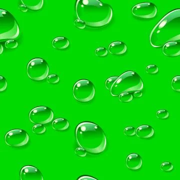 Dew drops seamless pattern. Stock Illustration
