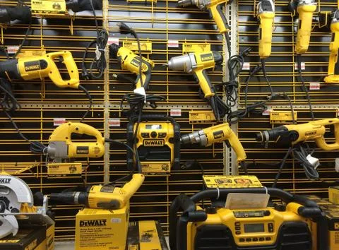 DeWALT power tools Stockfoto's