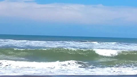 Dewaruci Beach, Puworejo, Central Java, Indonesia Stock Footage 245674624