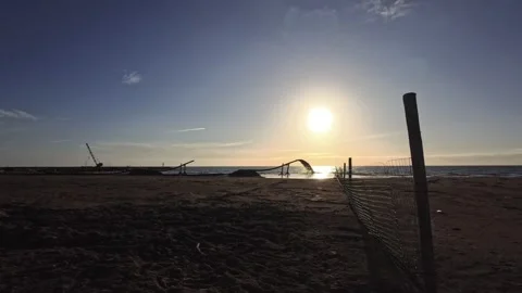 Dewatering pump Stock Footage 300129084