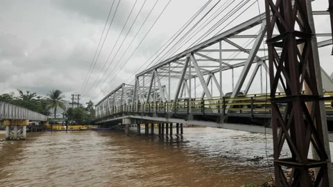 Dewi Bridge Indonesia 01 Stock Footage 223636409