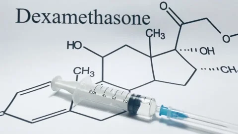 Dexamethasone covid-19 injection Stock Footage 132892749