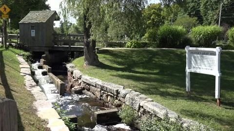Dexter's Grist Mill, Cape Cod Stock Footage 41662950