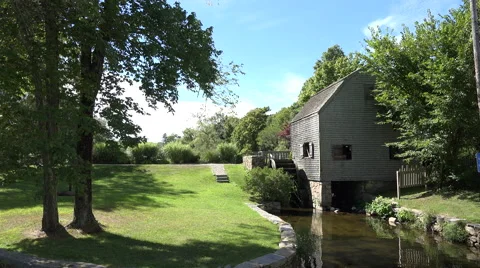 Dexter's Grist Mill, Cape Cod Stock Footage 41663083