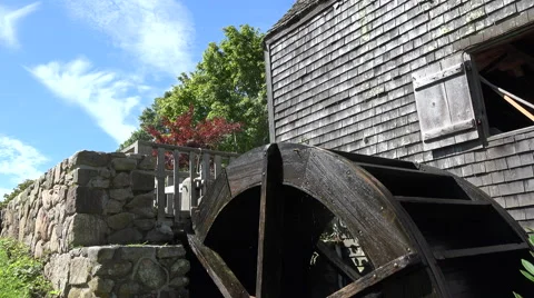 Dexter's Grist Mill, Cape Cod Stock Footage 41663407