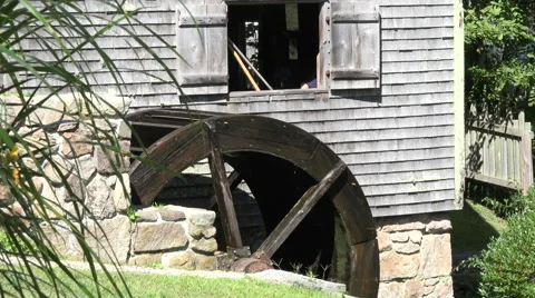 Dexter's Grist Mill, Cape Cod Stock Footage 41664685