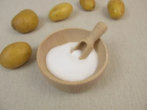 Dextrose from potato starch Stock Photos