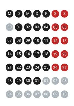 Dezember 2026 German Clean Line Monthly Schedule Sheet Minimal Corporate Ca.. Stock Illustration