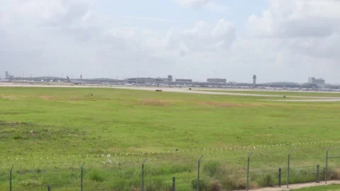 DFW Airport Time Lapse Stock Footage 277851985