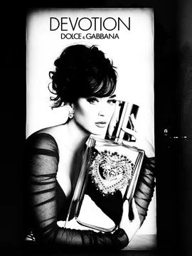 DG advertises Devotion Eau de Parfum Stock Photos