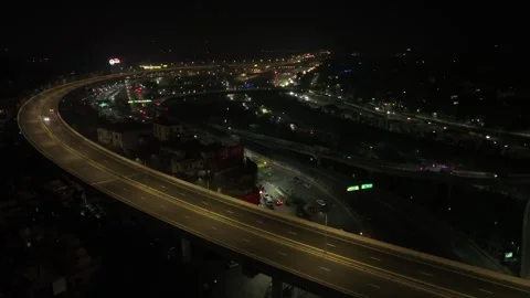 Dhaka Elevated Expressway Aerial View Stock Footage 272178532