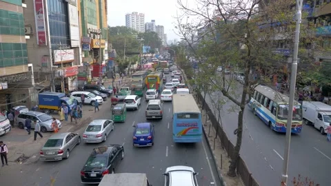 Dhaka Traffic Video stock 246291769