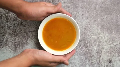 Dhal for egg paratha Stock Footage 143133940