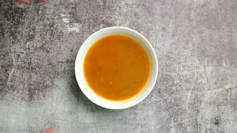 Dhal for egg paratha Stock Footage 143369407