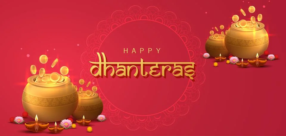 Dhanteras Day Stock-Illustration