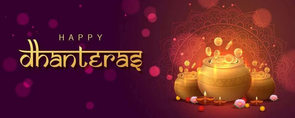 Dhanteras Day Illustrazione stock
