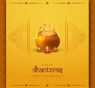 Dhanteras Day Stock Illustration