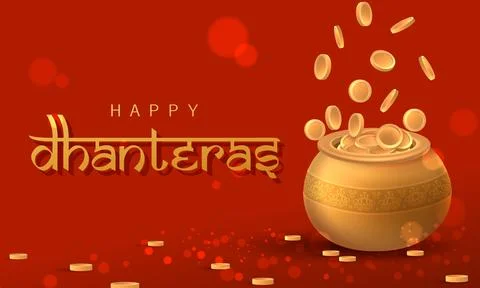 Dhanteras Day Illustrazione stock