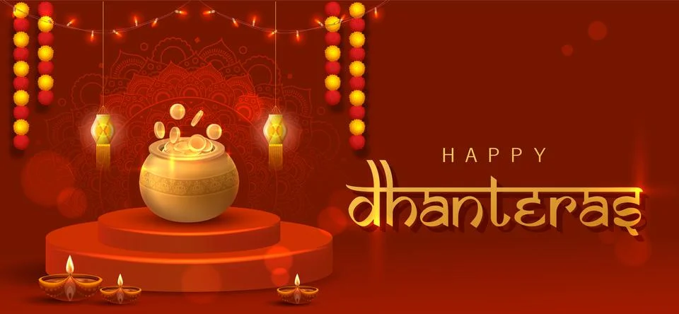 Dhanteras Day Stock Illustration