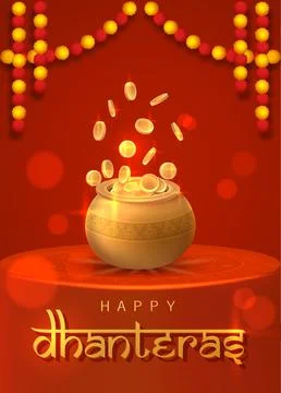 Dhanteras Day Stock Illustration