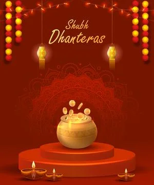 Dhanteras Day Stock Illustration