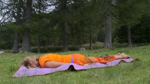 Dhanurasana Stock Footage 125587310