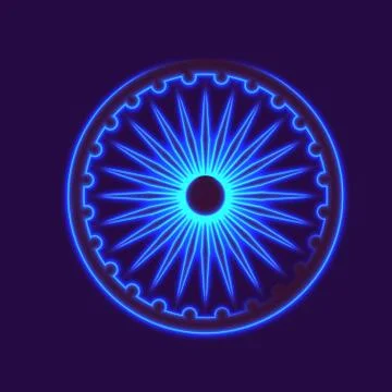 Dharmacakra, Dharma Wheel Stock Illustration