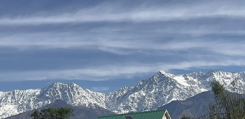 Dhauladhar Mountain Range Stock Photos