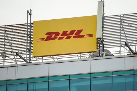 DHL delivery logo 库存照片