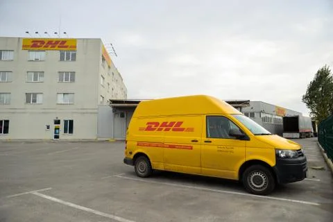 DHL Sofia branch building and warehouse Stock Photos