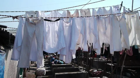 Dhobi Ghat P11 스톡 동영상 3947734