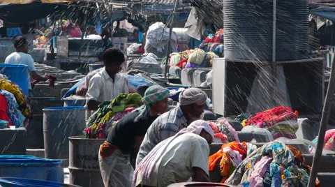 Dhobi Ghat P3 Stock Footage 3989384