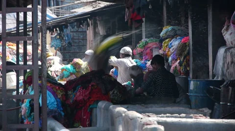 Dhobi Ghat P4 Stock Footage 4038920