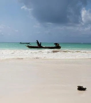 Dhow oarsmen Stock Photos