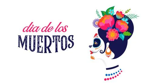 Dia de los muertos, Day of the dead, Mexican holiday, festival. Poster, banner Stock Illustration