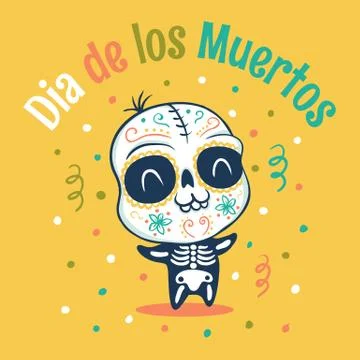 Dia de los Muertos. 库存插图
