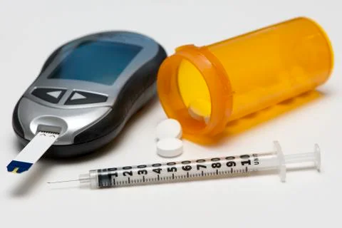 Diabetes control Stock Photos
