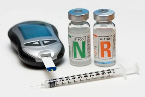 Diabetes control Stock Photos