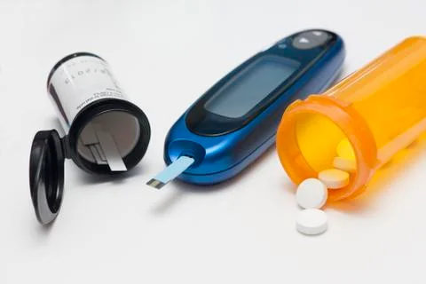 Diabetes control Stock Photos