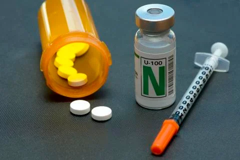 Diabetes control Stock Photos