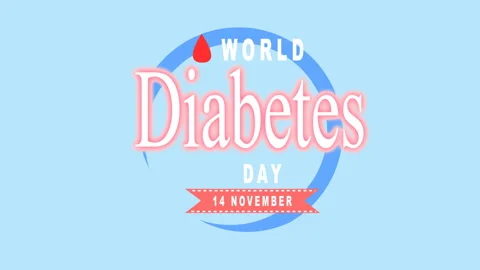 Diabetes day 库存影片 334640600