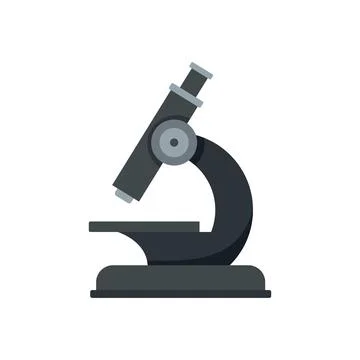 Diabetes microscope icon flat isolated vector Illustrazione stock