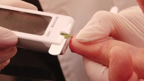 Diabetes test Stock Footage 130793750